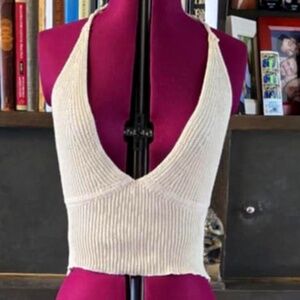 COTTON:ON Knit Halter in Cream